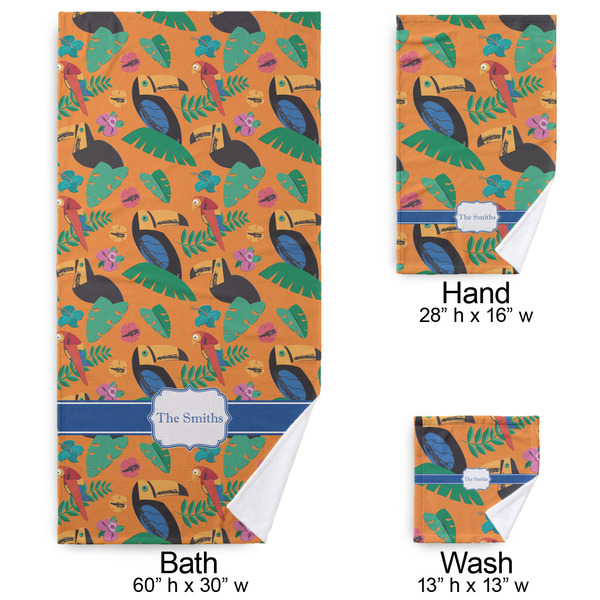 Toucans Bath Towel Sets - 3-piece - Approval