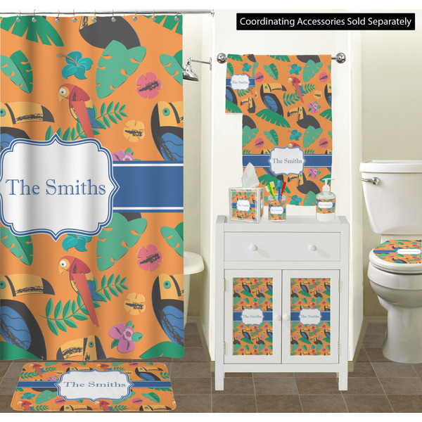 Toucans Bathroom Scene