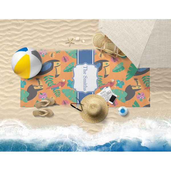Toucans Beach Towel Lifestyle
