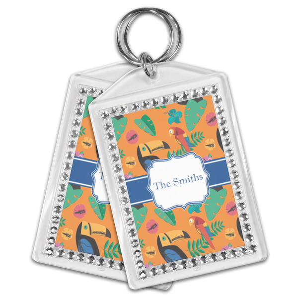 Toucans Bling Keychain - MAIN