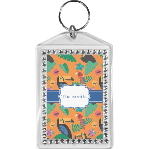 Custom Toucans Bling Keychain (Personalized)