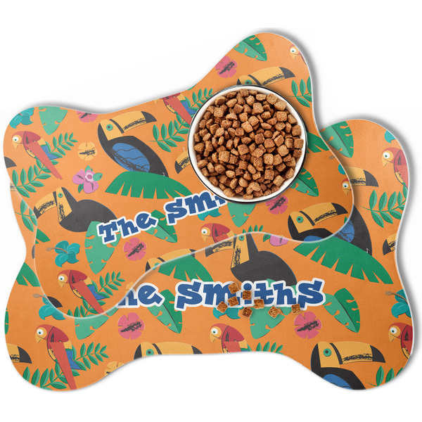 Toucans Bone Shaped Dog Mats - MAIN