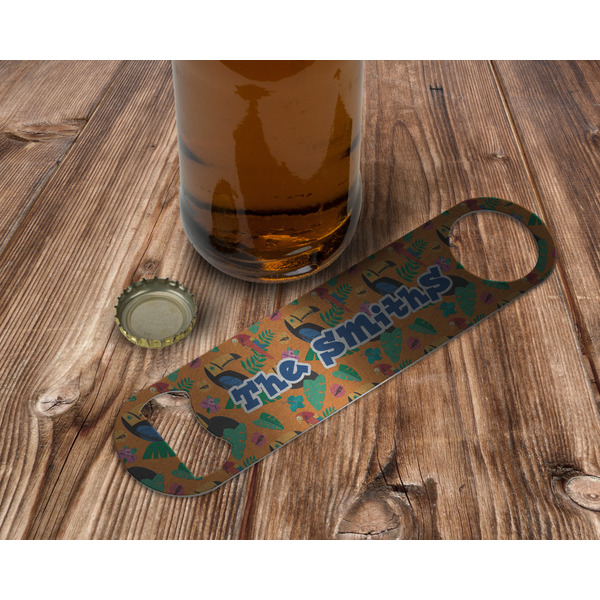 Toucans Bottle Opener - In Use