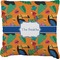 Toucans Faux-Linen Throw Pillow 20" (Personalized)