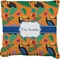 Toucans Faux-Linen Throw Pillow 26" (Personalized)
