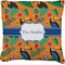 Toucans Burlap Pillow (Personalized)