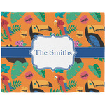 Toucans Woven Fabric Placemat - Twill w/ Name or Text