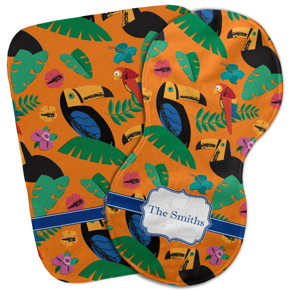 Custom Toucans Burp Cloth (Personalized)
