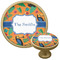 Toucans Cabinet Knob - Gold - Multi Angle