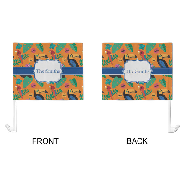 Toucans Car Flag - Large - APPROVAL