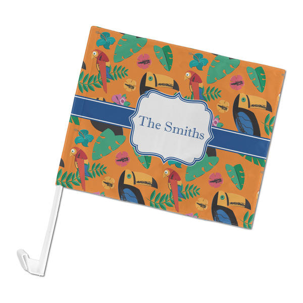 Custom Toucans Car Flag - Large (Personalized)