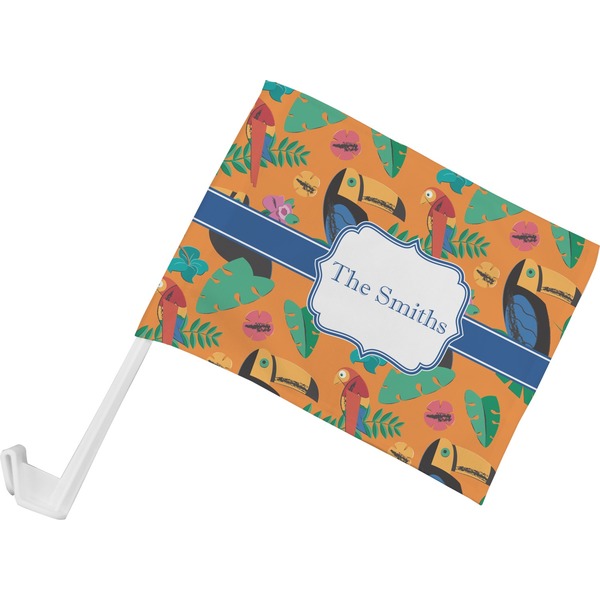 Custom Toucans Car Flag - Small w/ Name or Text