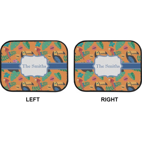 Toucans Car Floor Mats (Back Seat) (Approval)