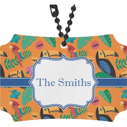 Toucans Rear View Mirror Ornament (Personalized)