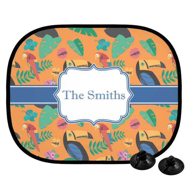 Custom Toucans Car Side Window Sun Shade (Personalized)