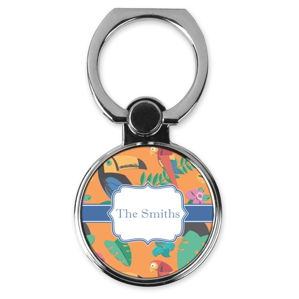 Custom Toucans Cell Phone Ring Stand & Holder (Personalized)