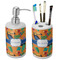 Toucans Ceramic Bathroom Accessories Set (Personalized)