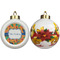 Toucans Ceramic Christmas Ornament - Poinsettias (APPROVAL)