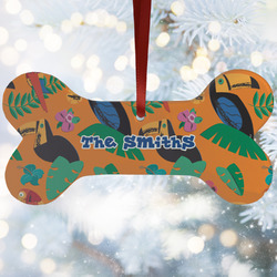 Toucans Ceramic Dog Ornament w/ Name or Text