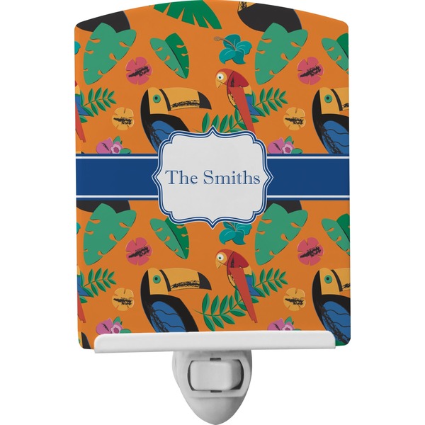 Custom Toucans Ceramic Night Light (Personalized)
