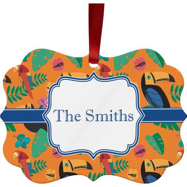 Toucans Christmas Ornament (Front View)