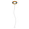 Toucans Clear Plastic 7" Stir Stick - Oval - Single Stick