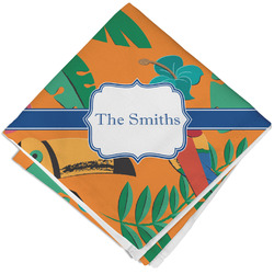 Toucans Cloth Cocktail Napkin - Single w/ Name or Text