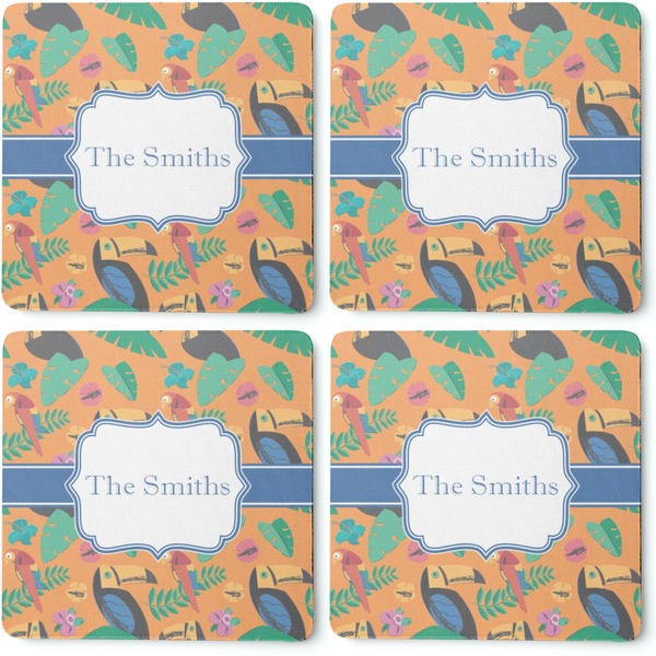 Toucans Coaster Rubber Back - Apvl