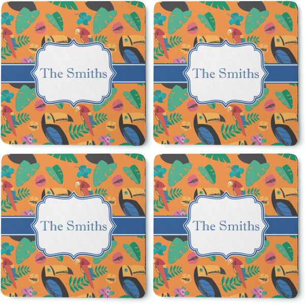 Toucans Coaster Rubber Back - Apvl