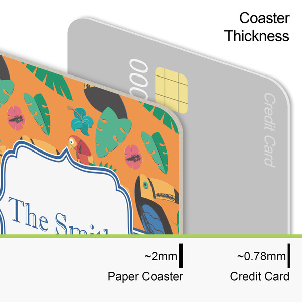 Toucans Coaster Thickness