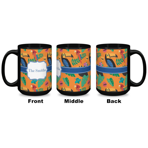 Toucans Coffee Mug - 15 oz - Black APPROVAL