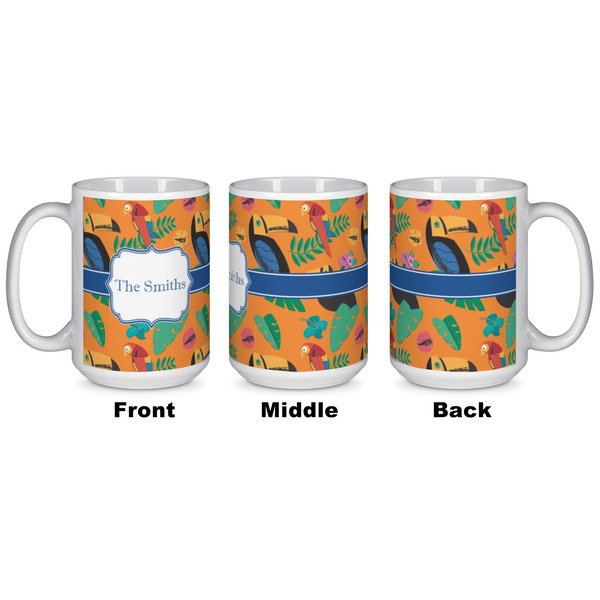 Toucans Coffee Mug - 15 oz - White APPROVAL