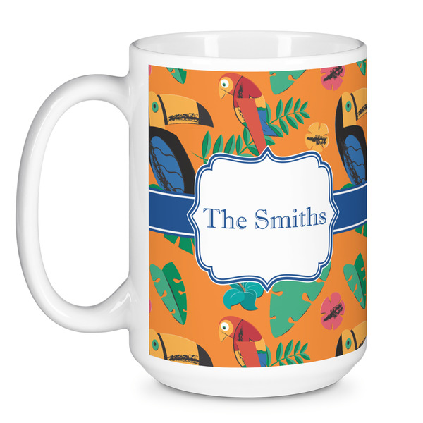 Toucans Coffee Mug - 15 oz - White