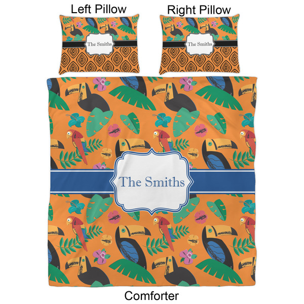 Toucans Comforter Set - Queen - Approval