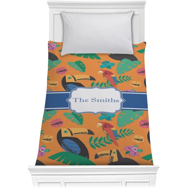 Custom Toucans Comforter - Twin XL (Personalized)