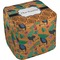 Toucans Cube Poof Ottoman (Bottom)