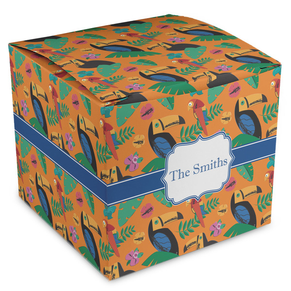 Custom Toucans Cube Favor Gift Boxes (Personalized)