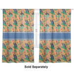 Toucans Curtain Panel - Custom Size