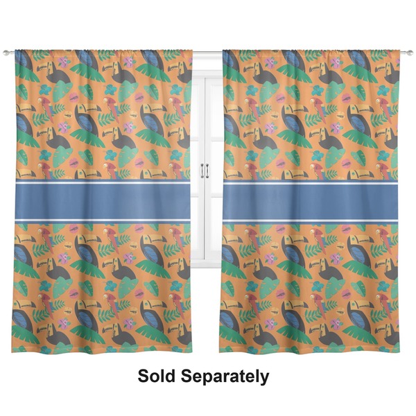 Custom Toucans Curtain Panel - Custom Size