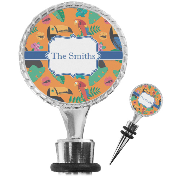Custom Toucans Wine Bottle Stopper (Personalized)