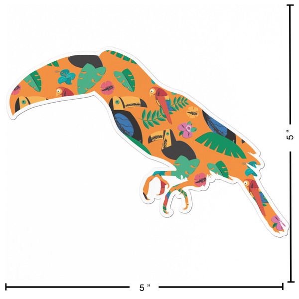 Toucans Custom Shape Iron On Patches - L - APPROVAL
