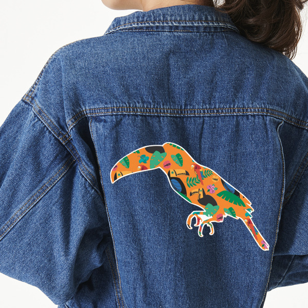 Custom Toucans Twill Iron On Patch - Custom Shape - 3XL