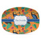 Toucans Plastic Platter - Microwave & Oven Safe Composite Polymer (Personalized)