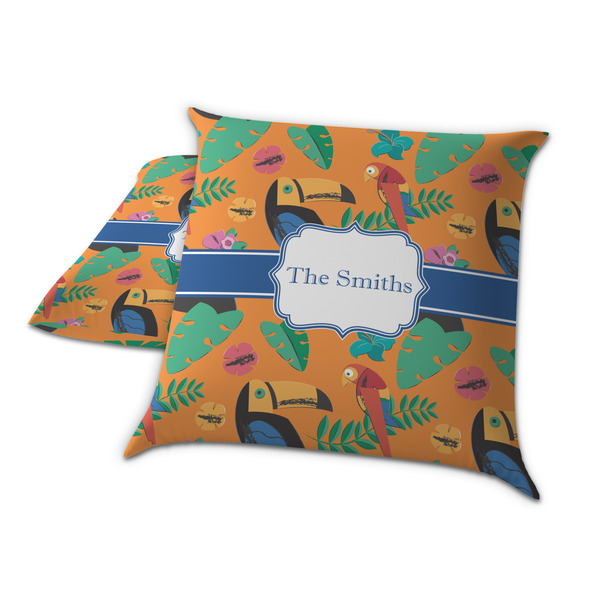 Toucans Decorative Pillow Case - TWO