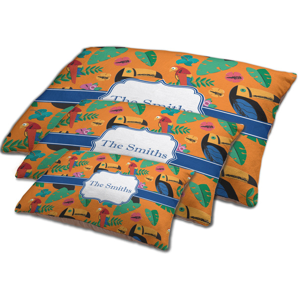 Toucans Dog Beds - MAIN (sm, med, lrg)