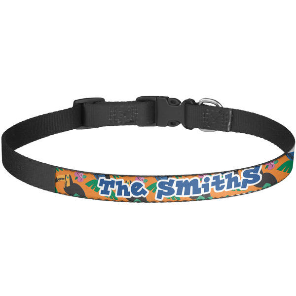 Custom Toucans Dog Collar - Large (Personalized)