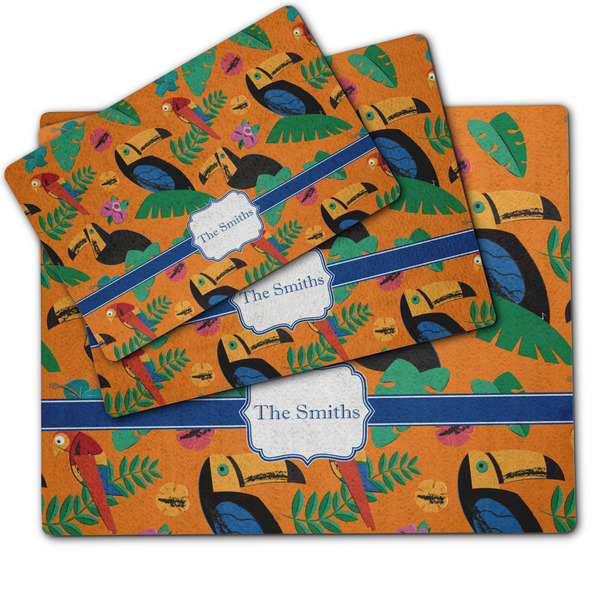 Toucans Dog Food Mat - MAIN (sm, med, lrg)