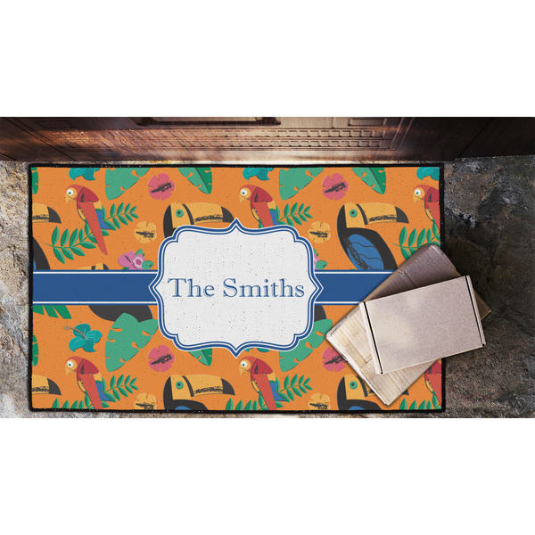 Toucans Door Mat - LIFESTYLE (Lrg)