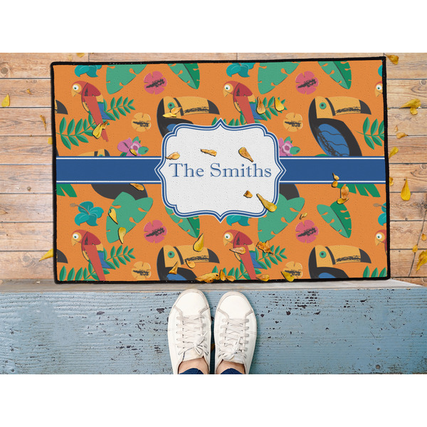 Toucans Door Mat - LIFESTYLE (Med)
