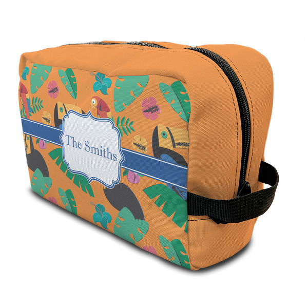 Custom Toucans Toiletry Bag / Dopp Kit (Personalized)